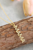 MAMA Crystal Deco Necklace 