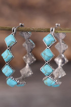 Diamond Turquoise Ring Earrings MOQ 5pcs