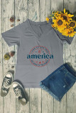 America Land Of The Free Because Of The Brave Graphic Tee
