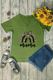 Rainbow Leopard Mama Graphic Tee