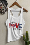 For the love of the Usa Tank Top