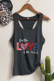 For the love of the Usa Tank Top