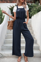Navy One Piece Overall Jumpsuit 