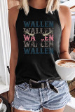 Western Style Bull Head Graphic Tank Top