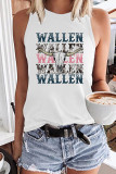 Western Style Bull Head Graphic Tank Top
