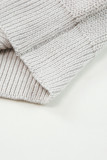 Apricot Cropped Woolen Knit Vest