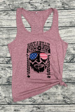 Independence Day American Flag Tank Top  
