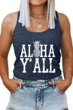 Aloha Y'all Graphic Tank Top