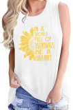 In a World full of Sunflowers Be a Granny Graphic Tank Top
