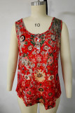 Buttoned Down Gradiant Printed Tank Top