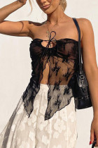 Full Lace Bandeau Tank Top