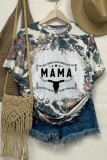 MAMA Bleached Graphic Tee