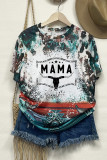 MAMA Bleached Graphic Tee