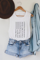 4th Of July Flag Graphic Tank Top