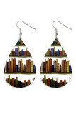 Book Shelf Earrings MOQ 5pcs