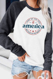Letter Print Graphic Long Sleeve Top