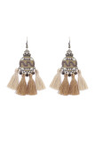 Retro Tassle Earring and Necklace Set 