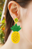 Pineapple Beads Earrings MOQ 5pcs