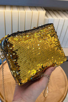 Sequin Glitter Chain Crossbody Bag 