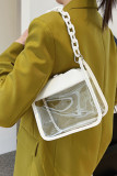 Transparent PVC Chain Crossbody Bag