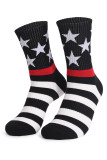 Independence Day  America Flag Stripes Socks 