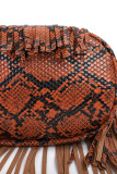 Snakeskin Tassle Chain Bag 