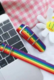 Rainbow Knit Buckle Necklace MOQ 5pcs