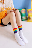 Rainbow Edge Socks MOQ 5pcs