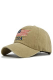 US Flag Embroidery Baseball Hat MOQ 3pcs