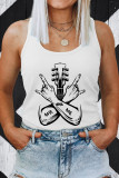Rock And Roll Graphic Tank Top