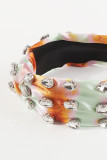Rhinestone Tie Dye Twisted Headband MOQ 3pcs