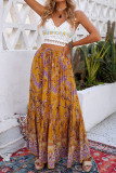 Boho Summer Beach Floral Skirt