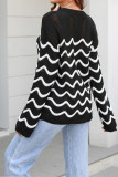 Scallop Crochet Knit Pullover Sweaters
