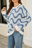 Scallop Knit Pullover Sweater