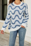 Scallop Knit Pullover Sweater