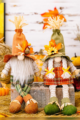 Thanksgiving Sunflower Maple Rudolf Doll MOQ 3pcs