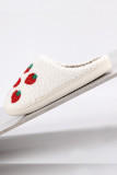 Strawberry Knit Flurry Slippers 
