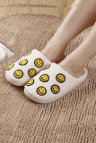 Smiles Knit Fluffy Slippers