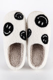 Smile Pattern Fluffy Slippers 