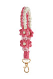 Daisy Weaving Colorful Bracelet Keychain