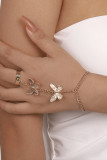 Alloy Spider Butterfly Bracelet With Ring MOQ 5pcs