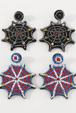 Spider Beads Halloween Earrings MOQ 5pcs
