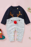 Reindeer Christmas Kids Sweater Romper