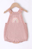 Rainbow Knitting Baby Romper 