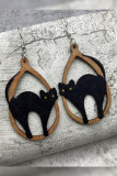Halloween Wood Earrings 