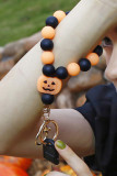 Halloween Bead Pumpkin Bracelet  
