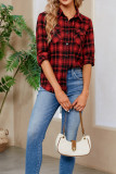 Buffalo Plaid Button Up Flannel Shirt