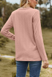 Jacquard Button Knitting Sweater 