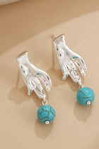 Turquoise Hands Earrings MOQ 5PCs