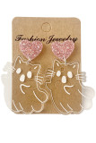 Cute Ghost Cat Earrings MOQ 5pcs
